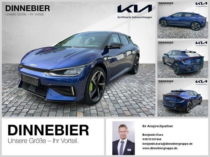 Yachtblau metallic Gebraucht 2024 Kia EV6 3 SUV | 49.490 € (Guter Preis) - Bild 1/4