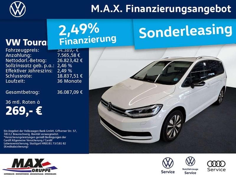 Weiß Gebraucht 2025 VW Touran Goal Van / Kleinbus | 34.389 € - Bild 1/3