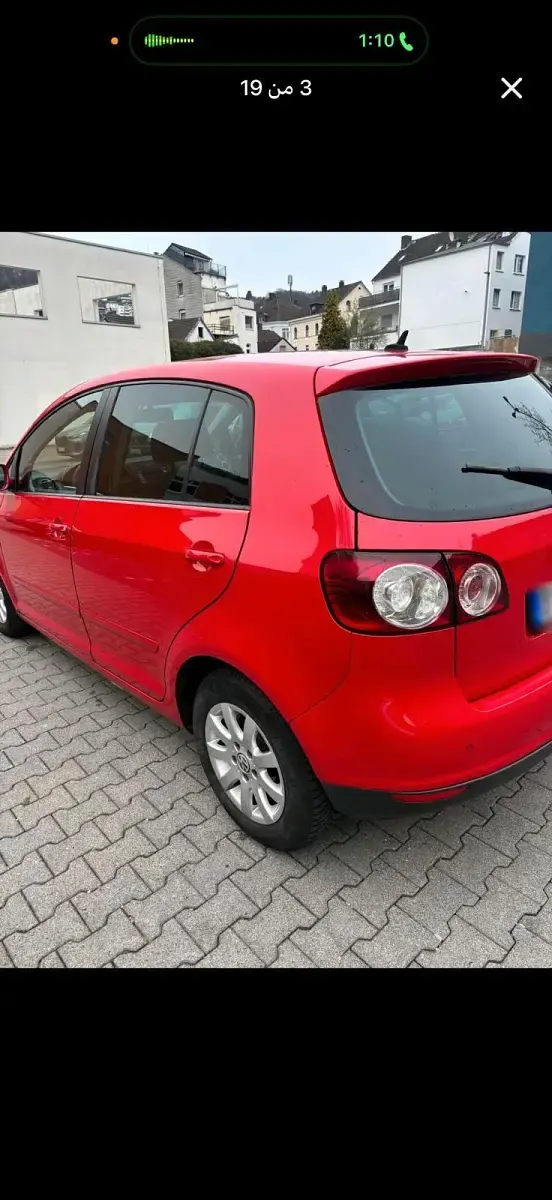 Gebraucht VW Golf V 105 PS (77 kW) 2005 Rot Kleinwagen