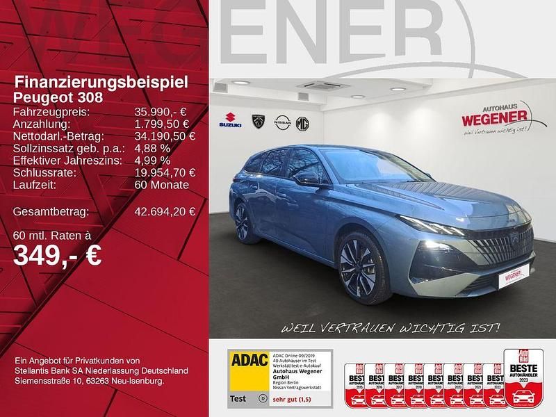 Neu Peugeot 308 SW Allure 145 PS (106 kW) 2025 Blau Kombi
