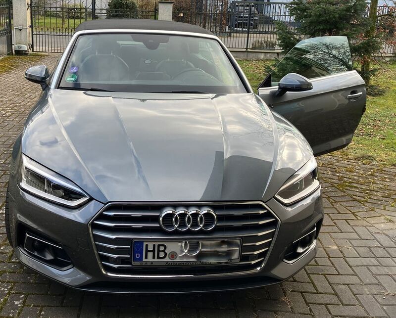 Grau Gebraucht 2019 Audi A5 Cabriolet Sport Cabrio | 27.400 € (Superpreis) - Bild 1/4