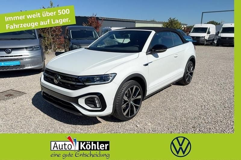 Neu VW T-Roc R-line 150 PS (110 kW) 2025 Pure white schwarz SUV