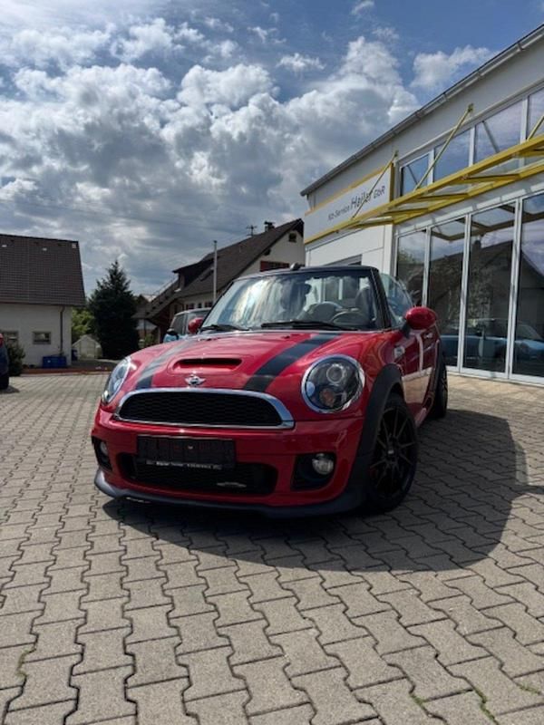 Rot Gebraucht 2013 Mini John Cooper Works Cabriolet Cabrio | 13.490 € (Fairer Preis) - Bild 1/4