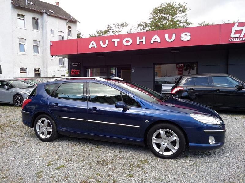 Blau Gebraucht 2005 Peugeot 407 Premium Kombi | 3.990 € (Teuer) - Bild 1/4