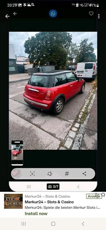 Gebraucht Mini Cooper Coupé 2003 Rot Coupé