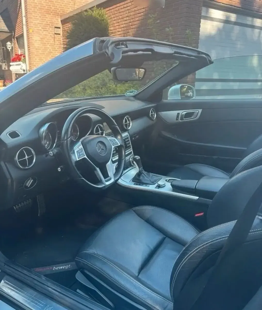 Gebraucht Mercedes SLK250 204 PS (150 kW) 2013 Silber Cabrio