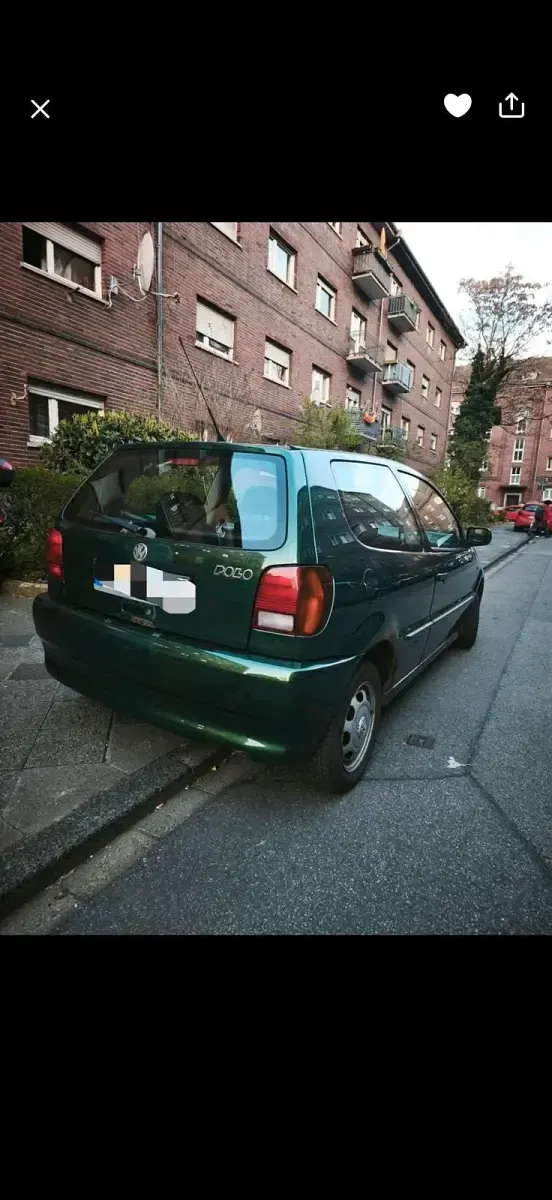 Gebraucht VW Polo 60 PS (44 kW) 1999 Grün Kleinwagen