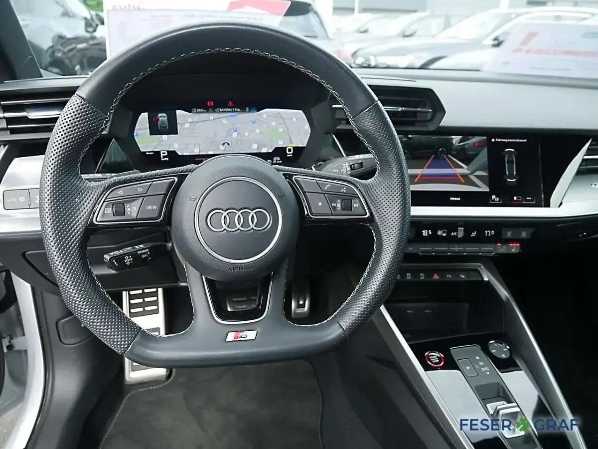 Gebraucht Audi S3 Design 310 PS (228 kW) 2023 Gletscherweiß metallic Limousine