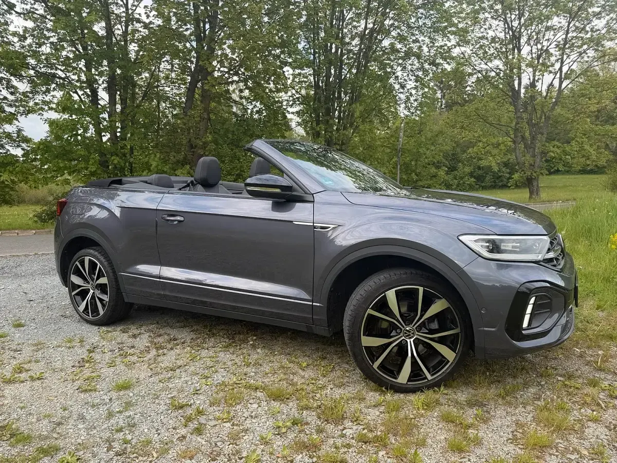 Gebraucht VW T-Roc Cabriolet R-line 150 PS (110 kW) 2022 Grau Cabrio