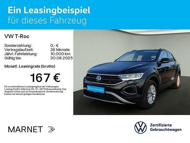 Gebraucht VW T-Roc Life 116 PS (85 kW) 2024 Schwarz SUV