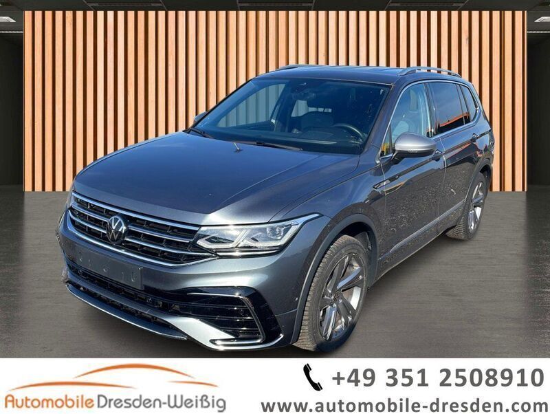 Platinum grau Gebraucht 2024 VW Tiguan Allspace R-line SUV | 39.980 € (Guter Preis) - Bild 1/3