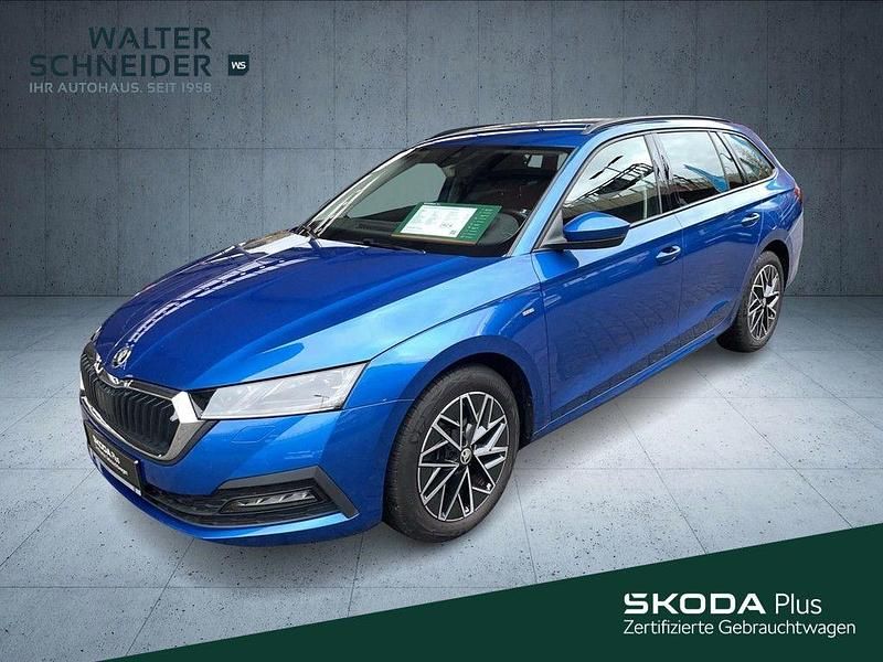 Blau Gebraucht 2021 Skoda Octavia Clever Kombi | 20.950 € (Fairer Preis) - Bild 1/4