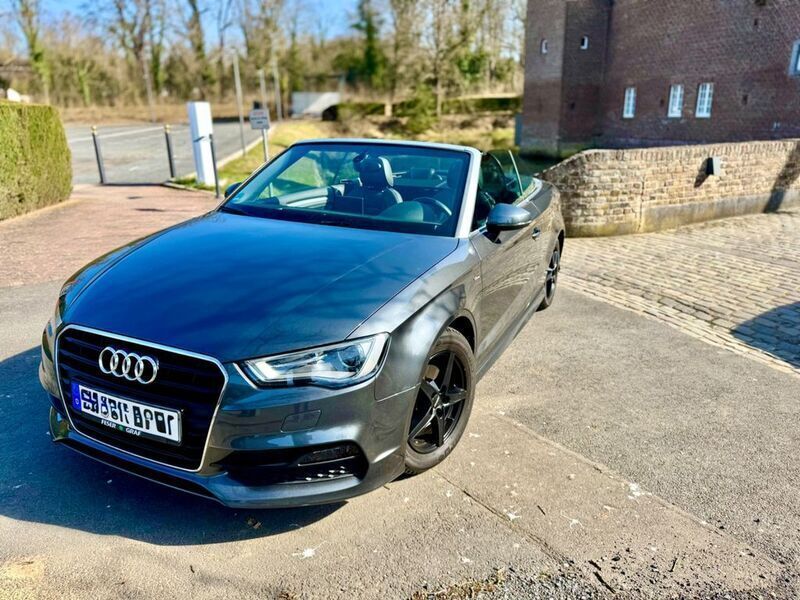 Grau Gebraucht 2014 Audi A3 Cabriolet S-Line Cabrio | 15.999 € (Guter Preis) - Bild 1/4