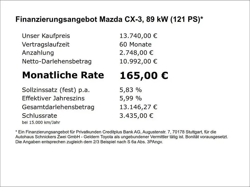 Gebraucht Mazda CX-3 Signature 121 PS (88 kW) 2018 Rot SUV