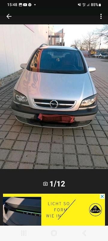 Grau Gebraucht 2004 Opel Zafira Van / Kleinbus | 1.050 € (Fairer Preis) - Bild 1/2