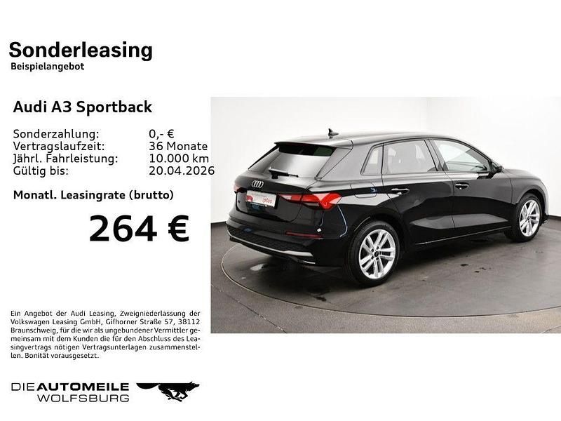 Gebraucht Audi A3 Advanced Plus 150 PS (110 kW) 2025 Mythosschwarz metallic (metallic) Limousine