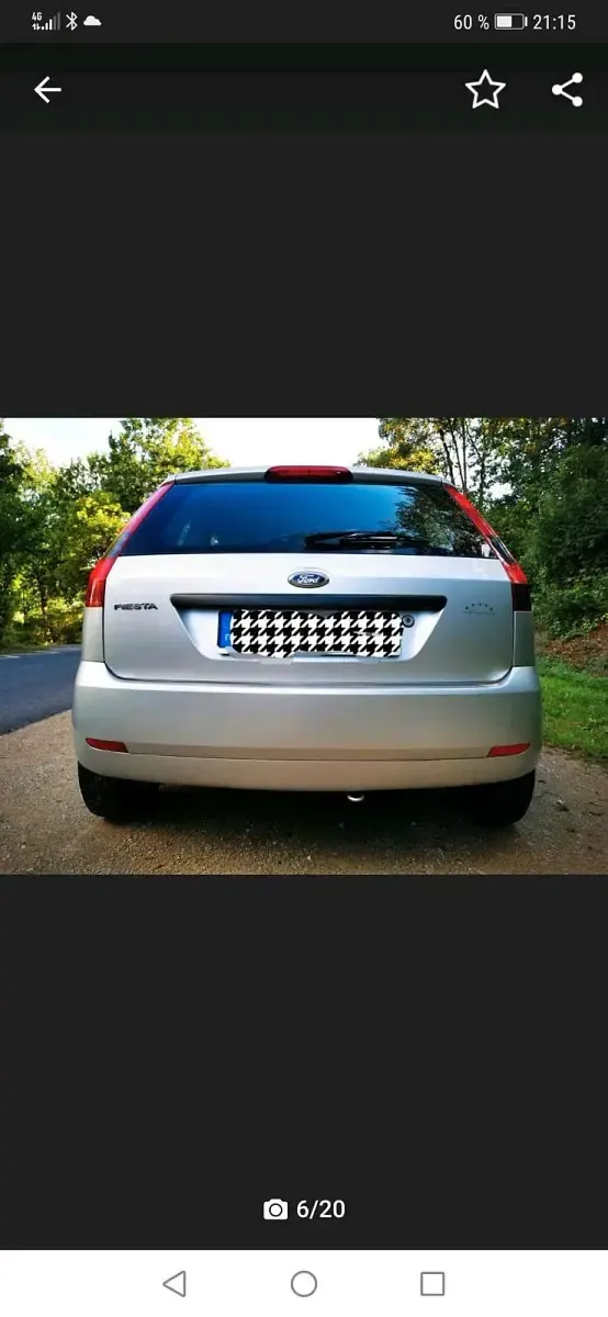 Gebraucht Ford Fiesta 69 PS (50 kW) 2004 Silber Kleinwagen