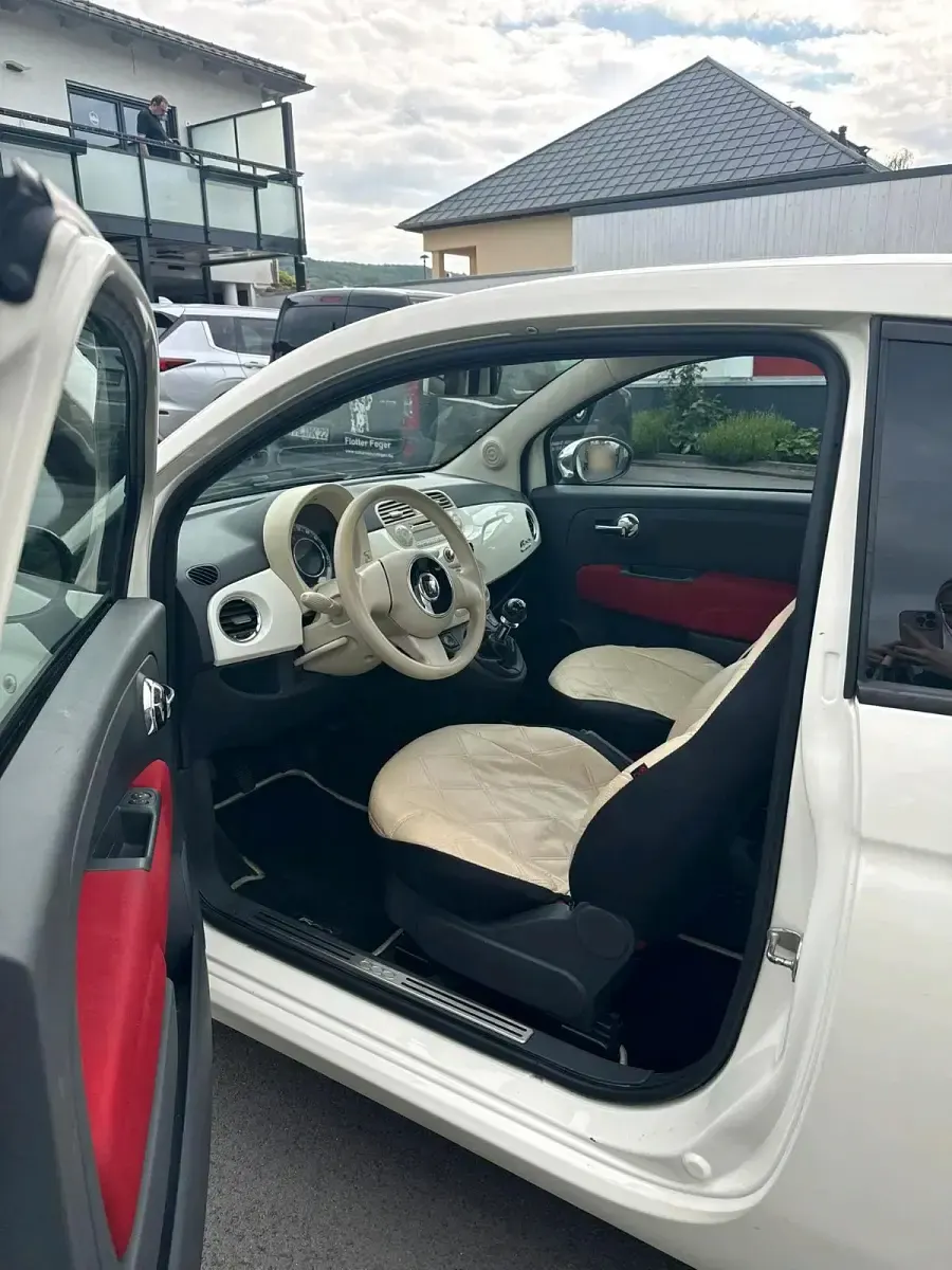 Używany Fiat 500 69 KM (50 kW) 2007 Biały Hatchback