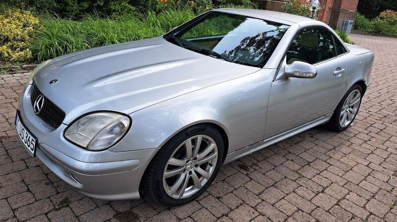 Silber Gebraucht 2004 Mercedes SLK200 Edition Cabrio | 3.900 € (Guter Preis) - Bild 1/4