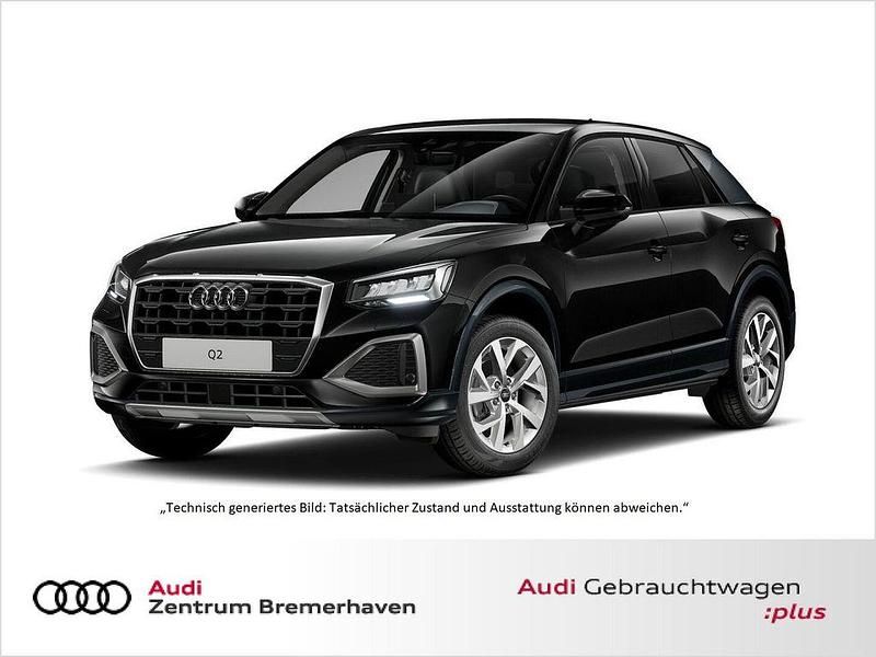 Mythosschwarz metallic Gebraucht 2025 Audi Q2 Advanced Plus SUV | 32.360 € (Fairer Preis) - Bild 1/4