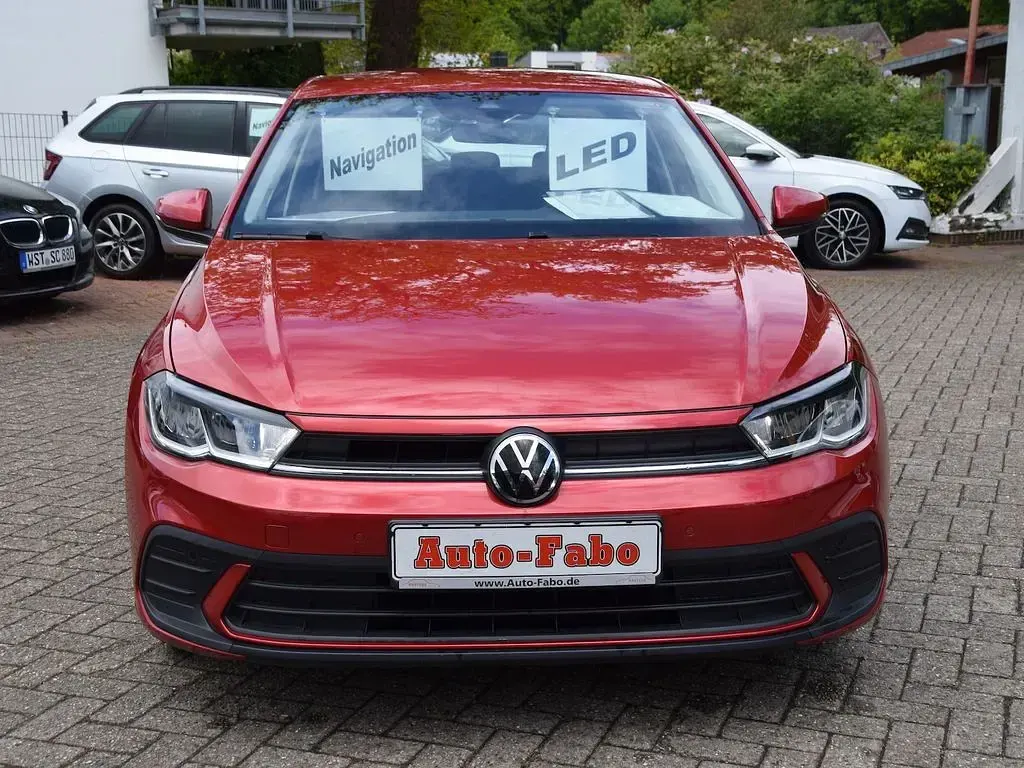Gebraucht VW Polo Life 80 PS (58 kW) 2022 Rot Kleinwagen
