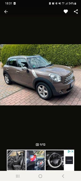 Braun Gebraucht 2013 Mini Cooper D Countryman SUV | 6.000 € (Fairer Preis) - Bild 1/4
