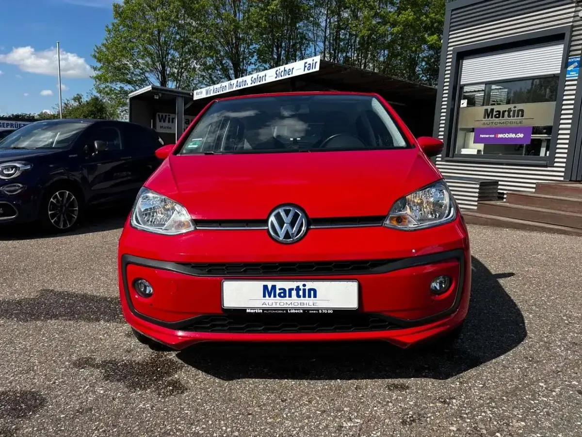 Second-hand VW up! move up! 60 CP (44 kW) 2019 Roșu Hatchback