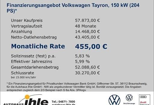Neu VW Tayron Life 204 PS (150 kW) 2025 Grau SUV