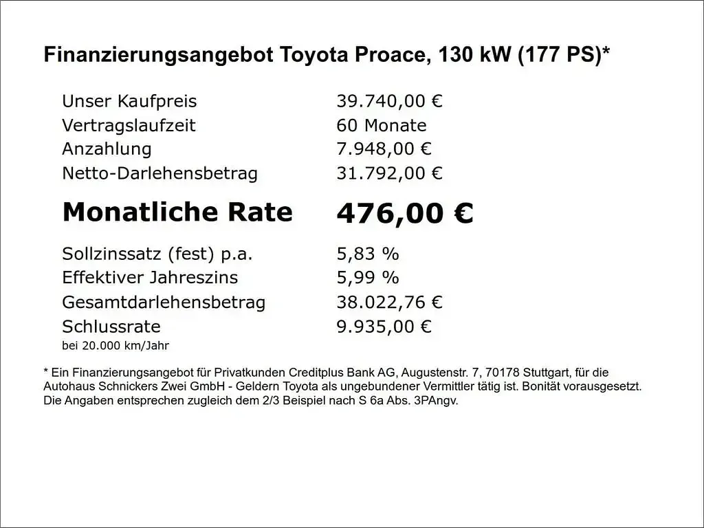 Gebraucht Toyota Proace Verso Team 177 PS (130 kW) 2024 Silber Kombi