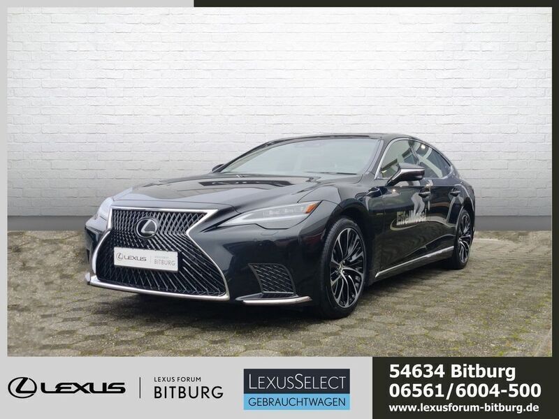 Schwarz Gebraucht 2023 Lexus LS500h Luxury Line Limousine | 79.980 € - Bild 1/4