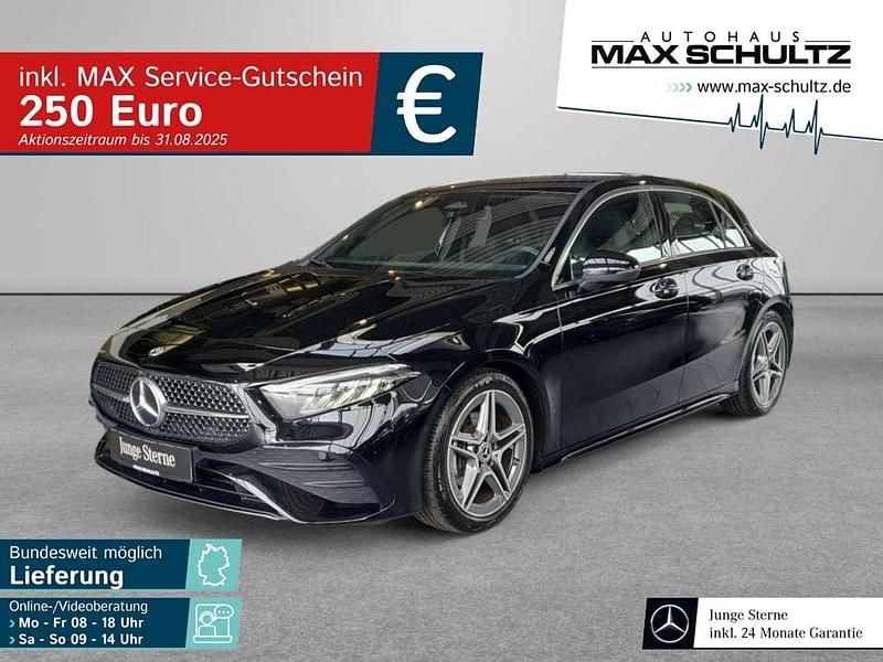 Nachtschwarz unilack Gebraucht 2024 Mercedes A200 AMG Limousine | 32.980 € (Fairer Preis) - Bild 1/4