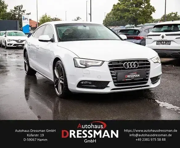 Gebraucht Audi A5 Sportback Sport 190 PS (139 kW) 2016 Gletscherweiß metallic Kleinwagen