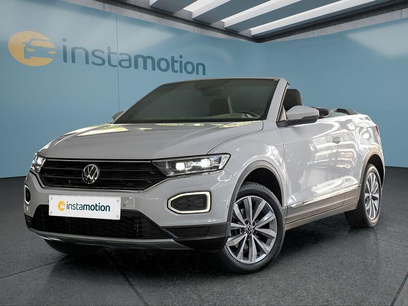 Weiß Gebraucht 2021 VW T-Roc Cabriolet Cabrio | 26.149 € (Guter Preis) - Bild 1/4