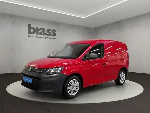 Gebraucht VW Caddy 114 PS (83 kW) 2021 Tornadorot/< sonderfarbe Van / Kleinbus