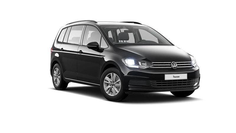 Deep black perleffekt Gebraucht 2024 VW Touran Comfortline Van / Kleinbus | 27.833 € (Superpreis) - Bild 1/4