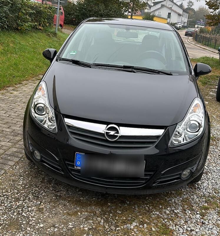 Schwarz Gebraucht 2009 Opel Corsa Kleinwagen | 3.200 € (Guter Preis) - Bild 1/4