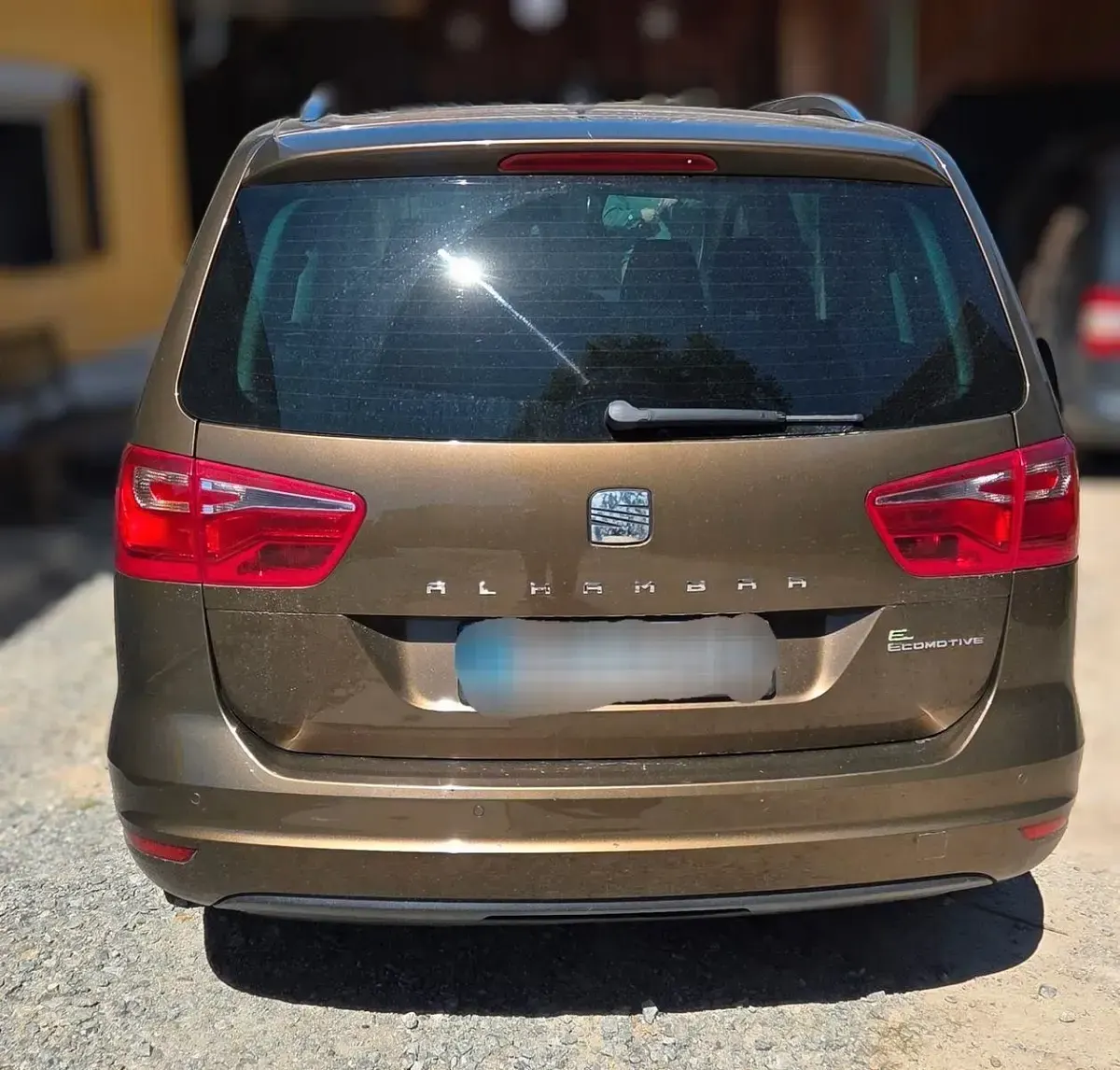 Gebraucht Seat Alhambra Ecomotive 140 PS (102 kW) 2011 Braun Van / Kleinbus