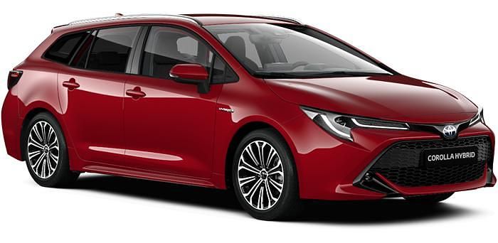 Neu Toyota Corolla 140 PS (102 kW) 2025 Karminrot Kombi