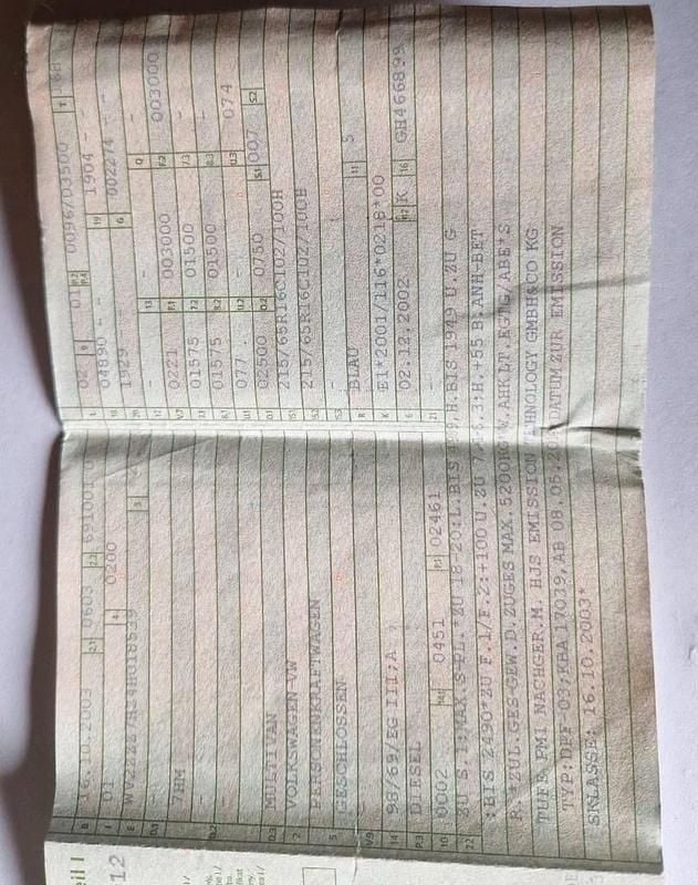 Second-hand VW T5 131 CP (96 kW) 2003 Albastru Van