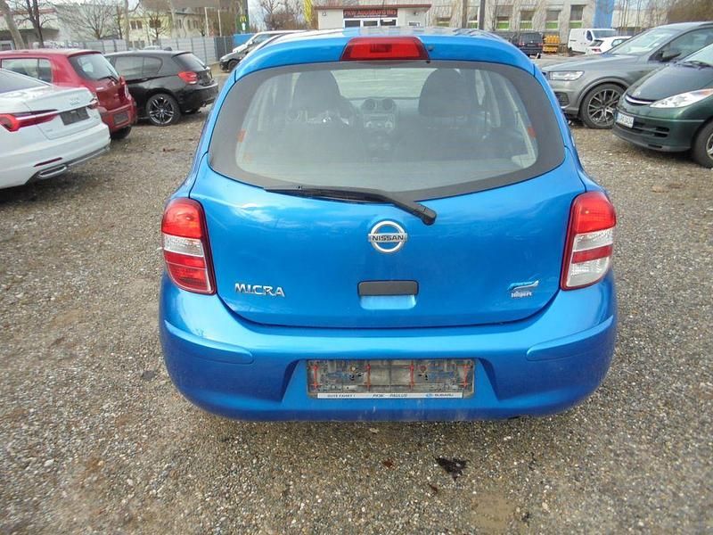 Gebraucht Nissan Micra Visia 80 PS (58 kW) 2012 Blau Kleinwagen