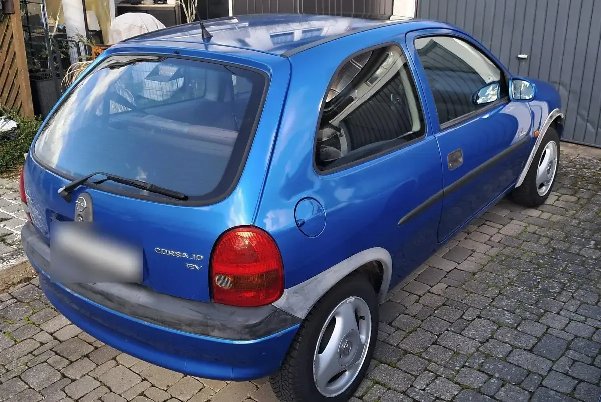 Gebraucht Opel Corsa 54 PS (39 kW) 1997 Blau Kleinwagen