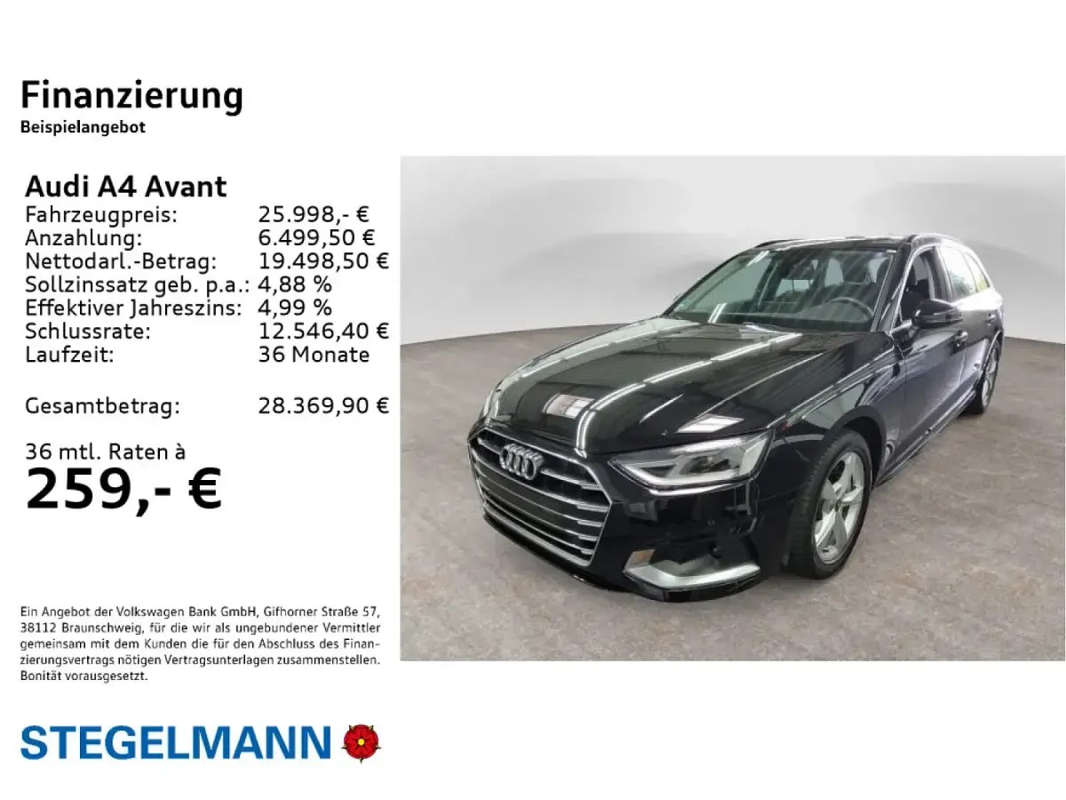 Gebraucht Audi A4 204 PS (150 kW) 2022 Kombi