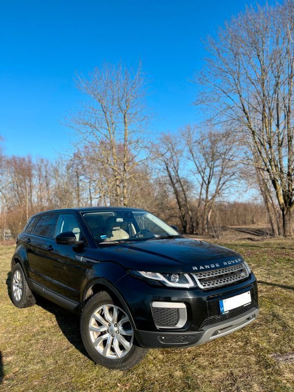 Schwarz Gebraucht 2016 Land Rover Range Rover evoque Pure SUV | 17.990 € (Guter Preis) - Bild 1/4