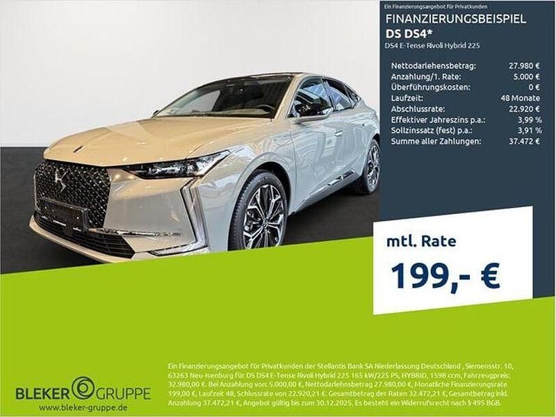 Seidengrau Gebraucht 2024 DS Automobiles DS4 Rivoli Limousine | 32.890 € (Etwas zu teuer) - Bild 1/3