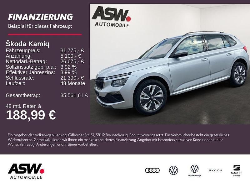 Silber Neu 2025 Skoda Kamiq Selection SUV | 31.775 € (Teuer) - Bild 1/4