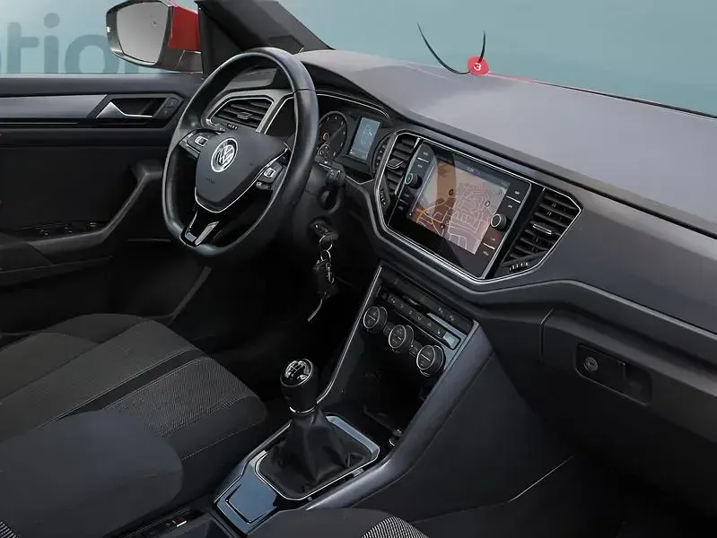 Gebraucht VW T-Roc Cabriolet 110 PS (80 kW) 2021 Rot Cabrio