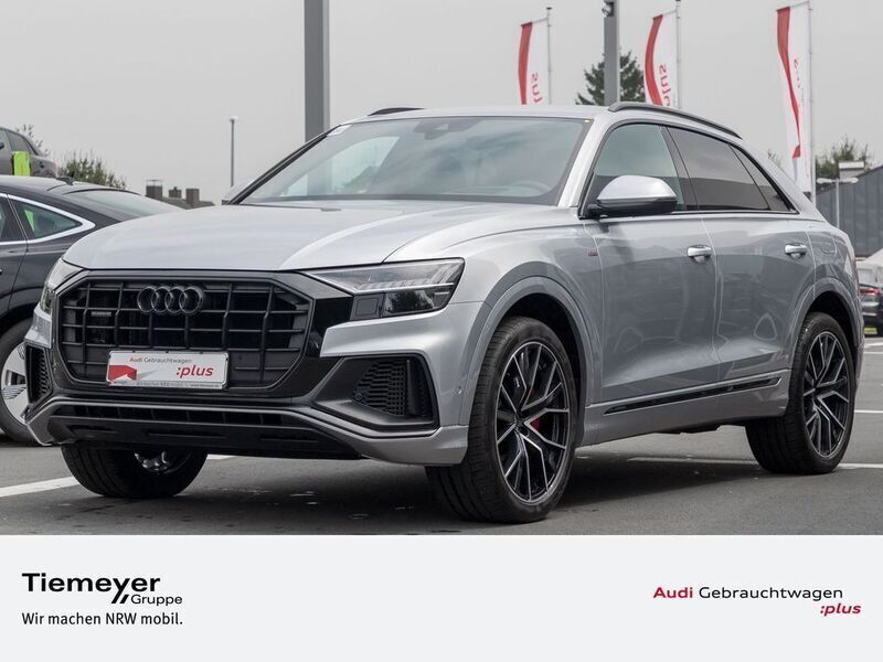 Grau Gebraucht 2021 Audi Q8 S-Line SUV | 52.940 € (Superpreis) - Bild 1/4