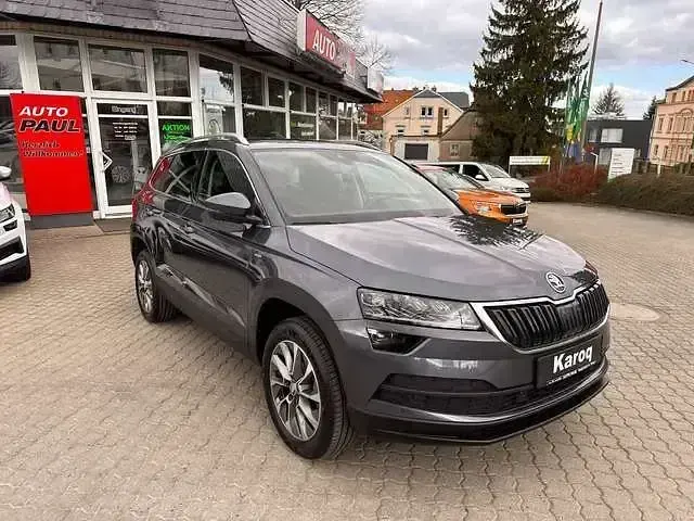 Gebraucht Skoda Karoq Clever 150 PS (110 kW) 2021 Quarzgrau metallic SUV