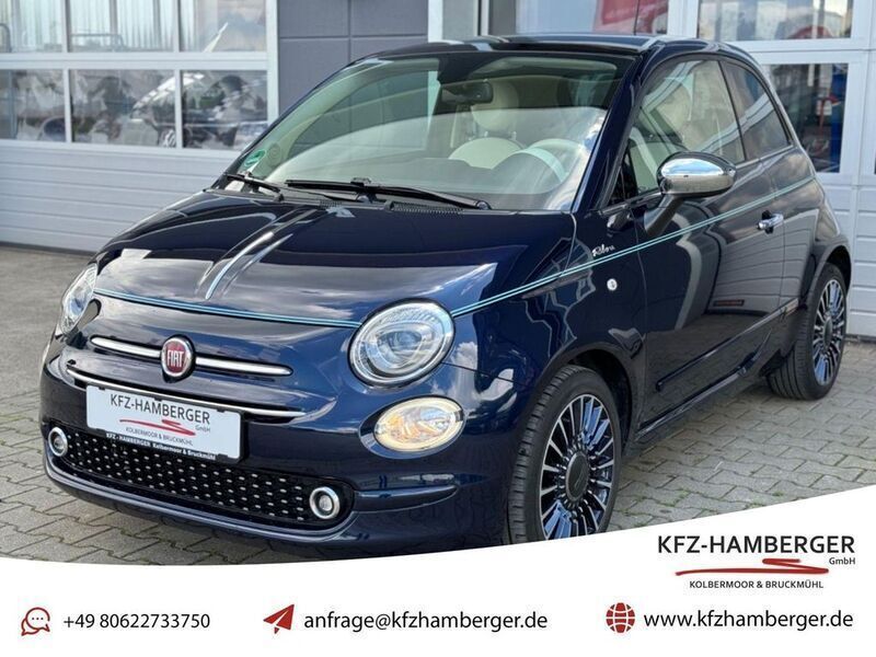 Blau Gebraucht 2018 Fiat 500 Riva Kleinwagen | 13.990 € - Bild 1/4
