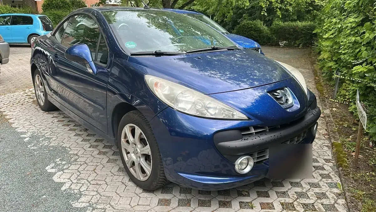 Gebraucht Peugeot 207 CC 120 PS (88 kW) 2009 Blau Cabrio